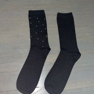 Black ankle socks with bedazzle